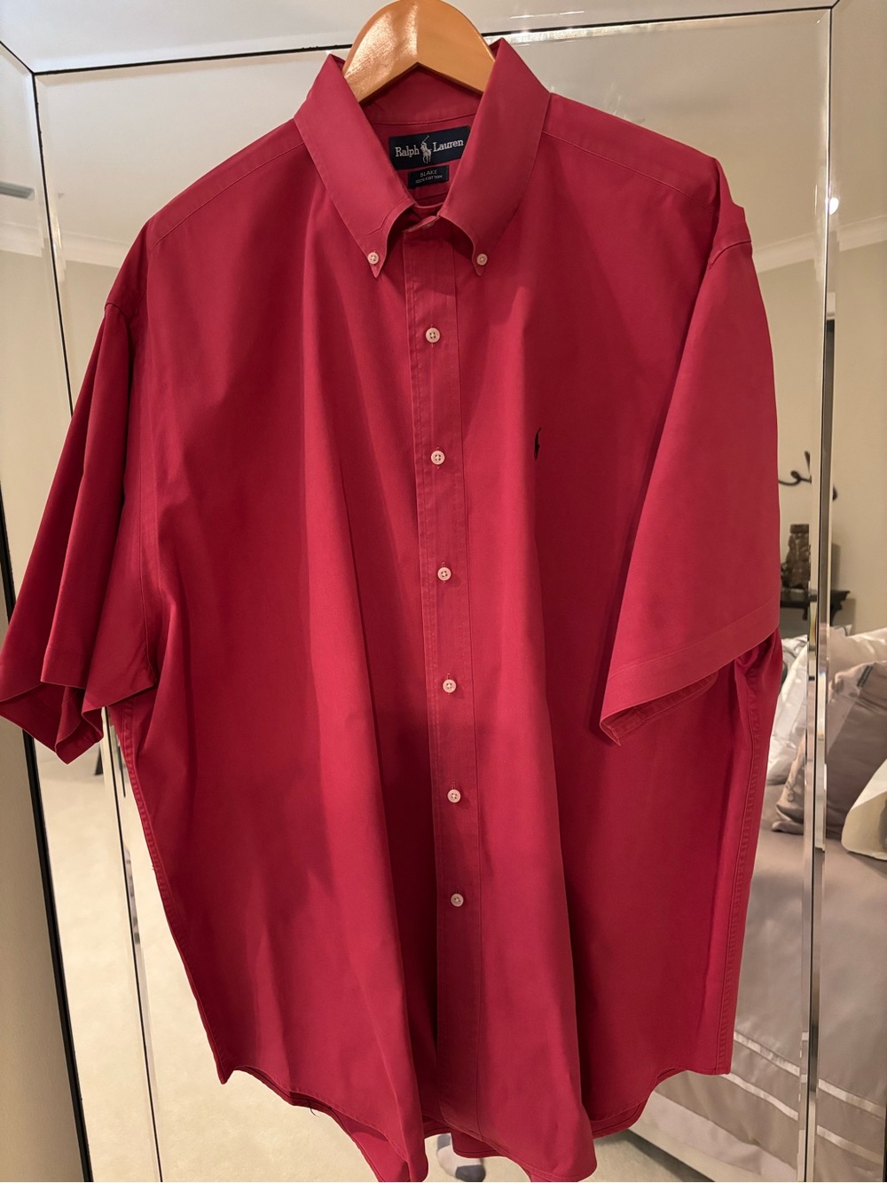 Ralph Lauren Short  Sleeve Button down Shirt Blake XXL